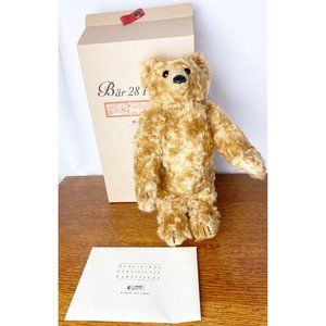 Steiff Mohair 1904 Bear PB 28 Elephant Button/NEW